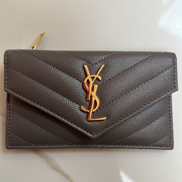 Yves Saint Laurent Handbags - YSL Card Holder with Zip Pouch